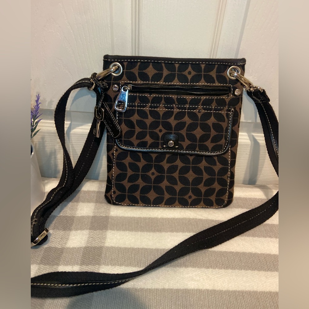 Fossil Canvas Crossbody bag